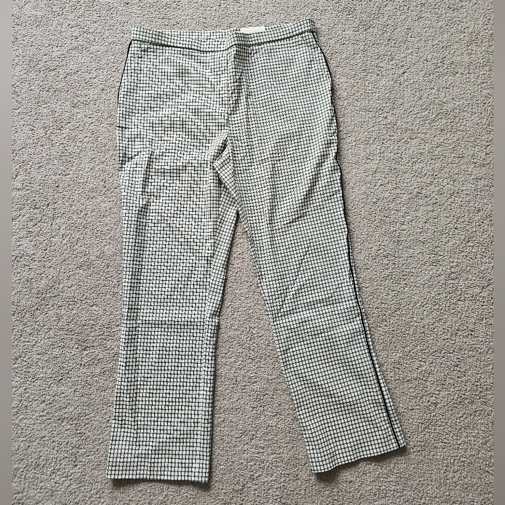 Jules & Leopold Black and White Checkered Pants